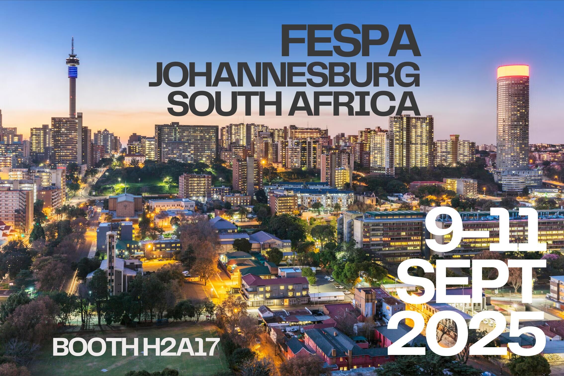 Fespa Africa 2025 9-11 September Johannesburg ، South Africa H2A17